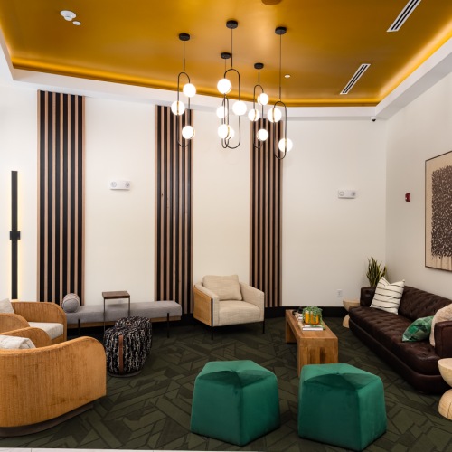 Luxury lobby at Ava Oakwood apartments in Gainesville, GA Luxury lobby at Ava Oakwood apartments in Gainesville, GA