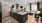 Luxury kitchen with breakfast bar at Ava Oakwood apartment complex in Gainesville	